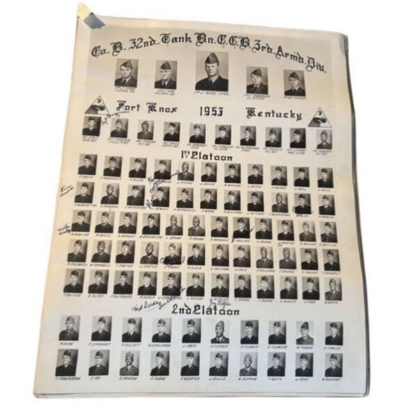 Co. B 32nd Tank Battalion C.C.B. 3rd Armored Division 1953 Photos - Picture 2 of 8